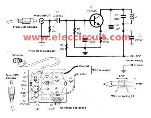 the-simple-video-vhf-transmitter-circuit